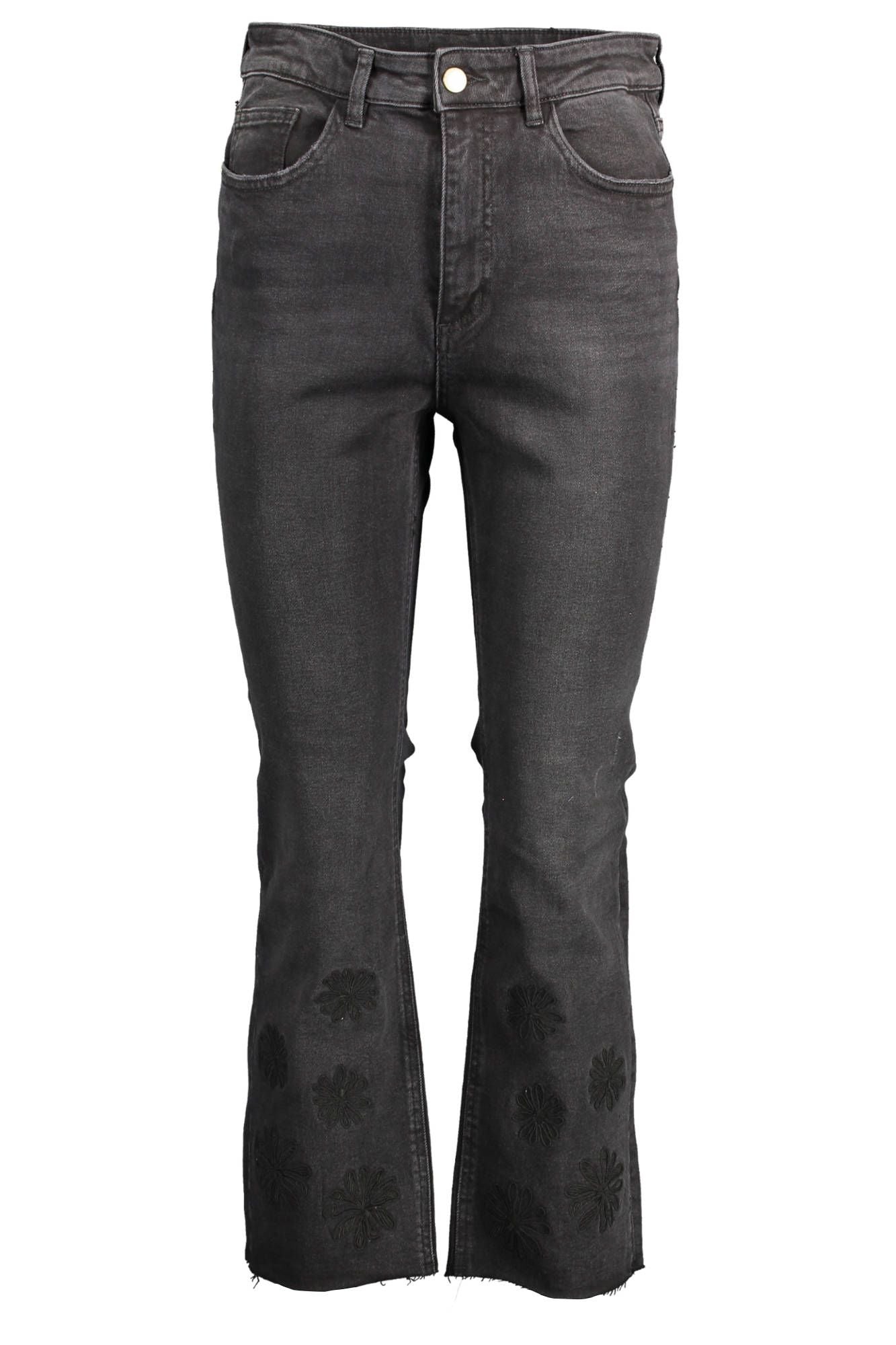 Black Cotton Women Jeans