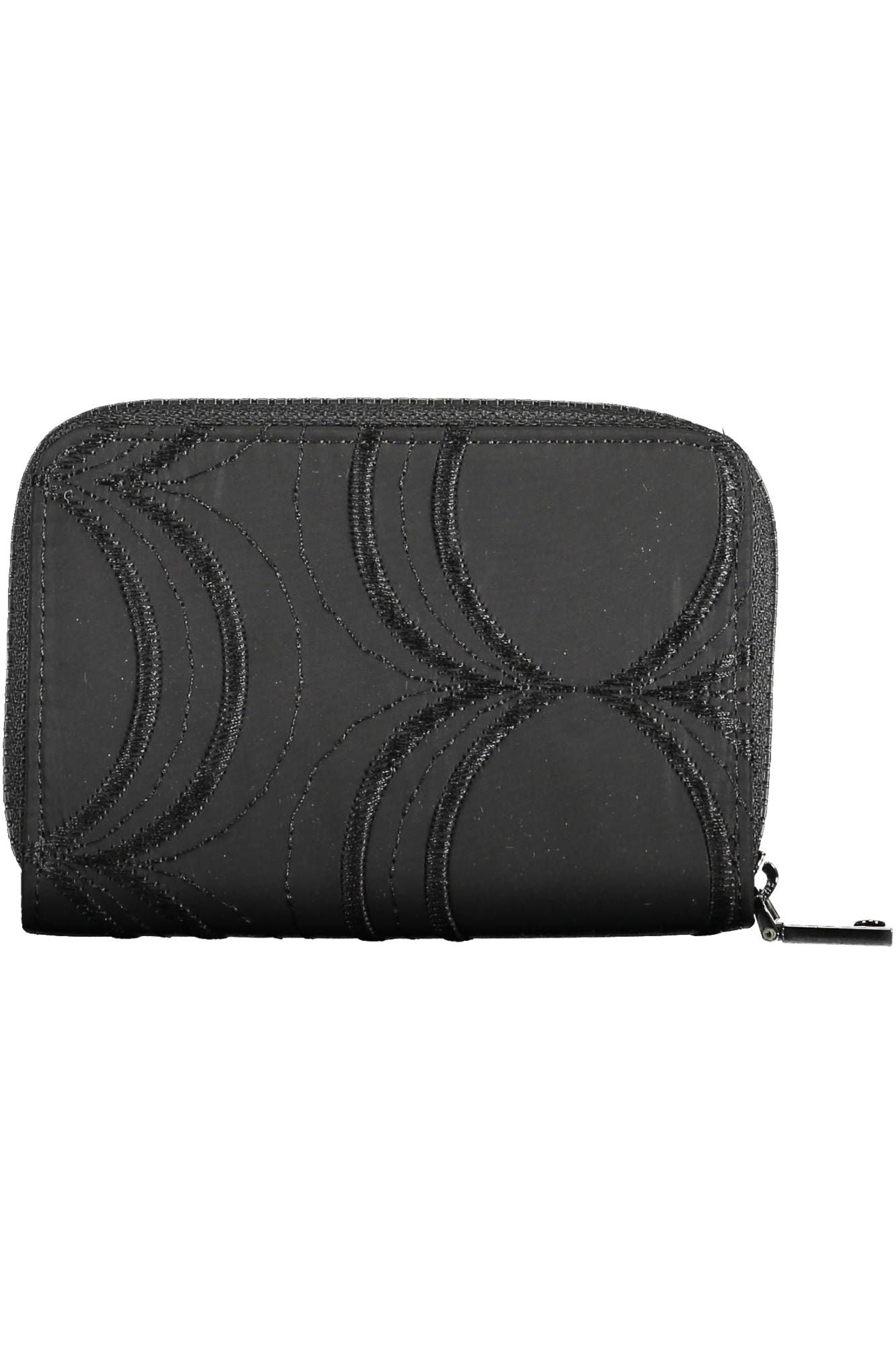 Cartera de mujer de poliéster negro