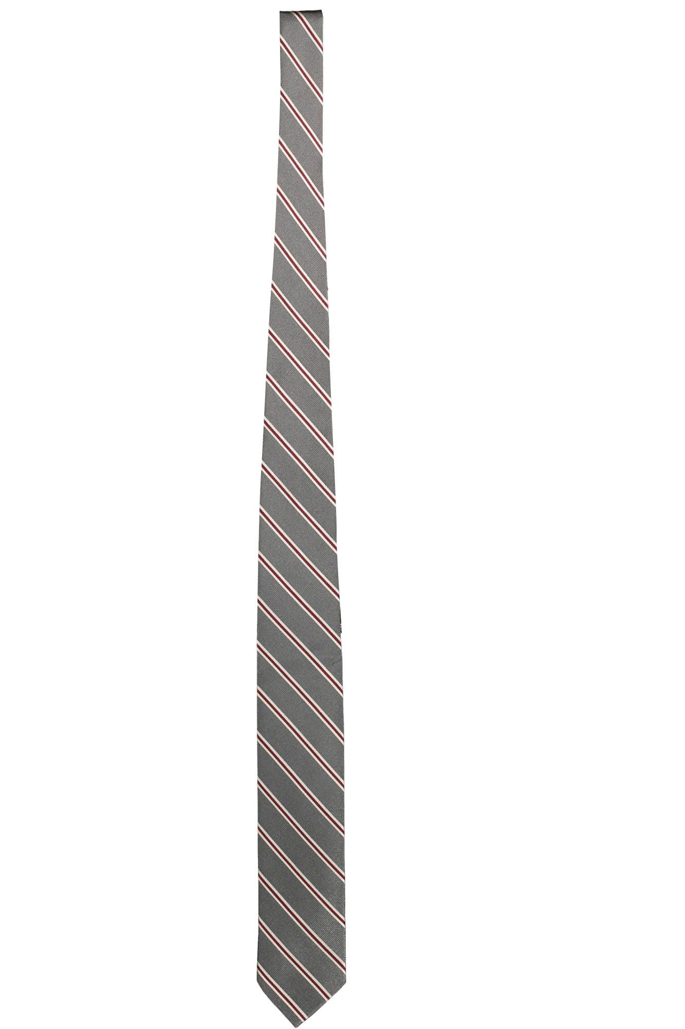 Corbata de seda gris para hombre