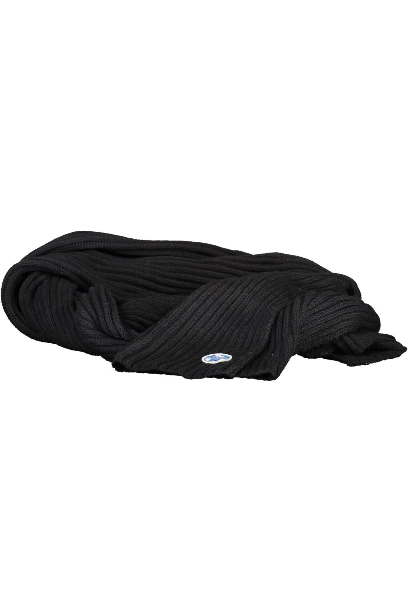 Black Cotton Men Scarf