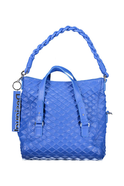 Bolso de mano de mujer de polietileno azul