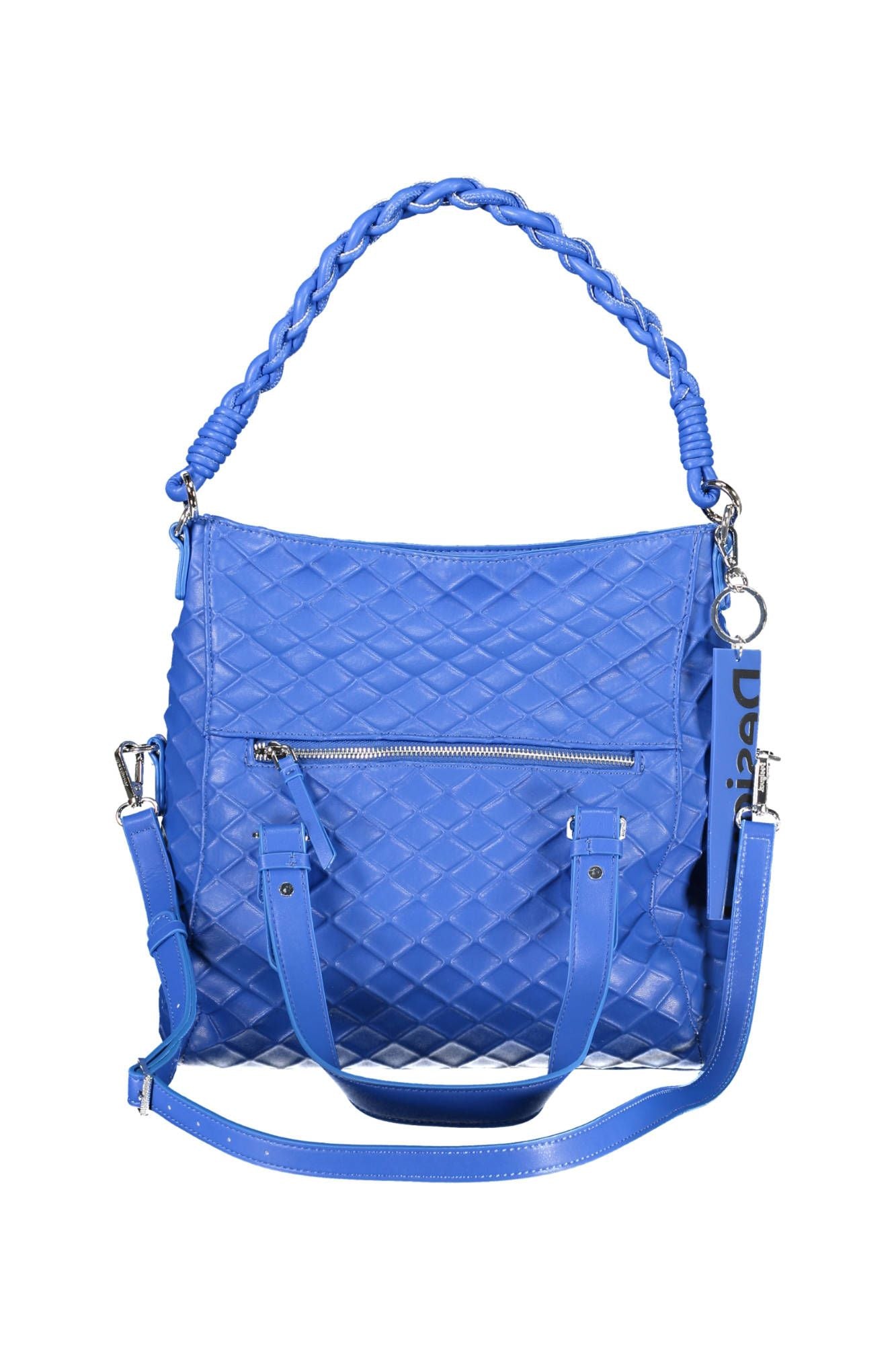 Bolso de mano de mujer de polietileno azul