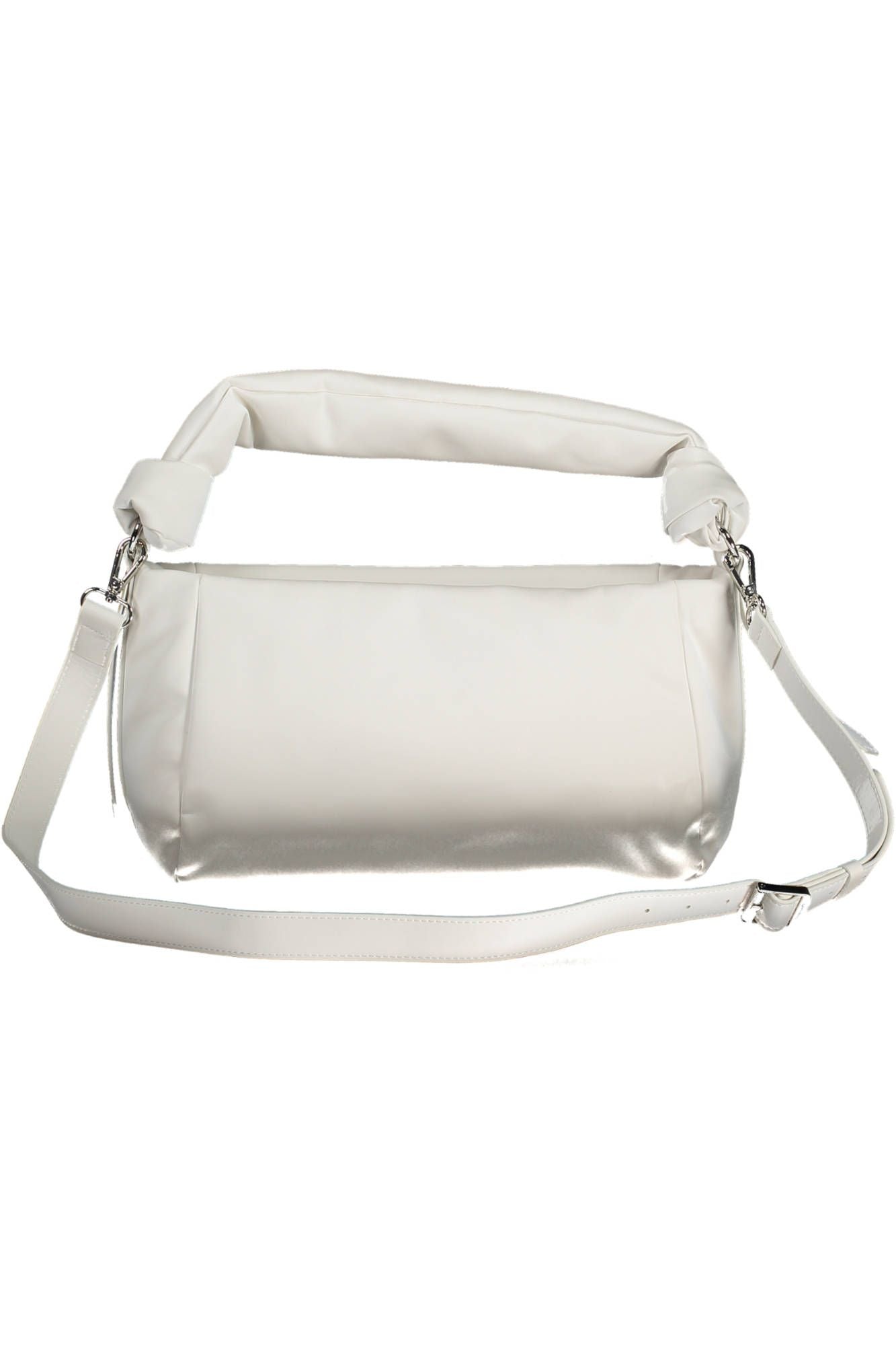 Bolso de mano de mujer de poliéster blanco