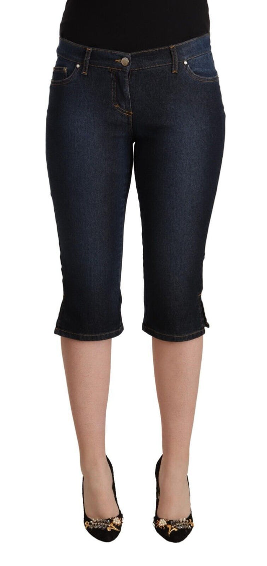 Schicke Capri-Jeans mit niedriger Taille