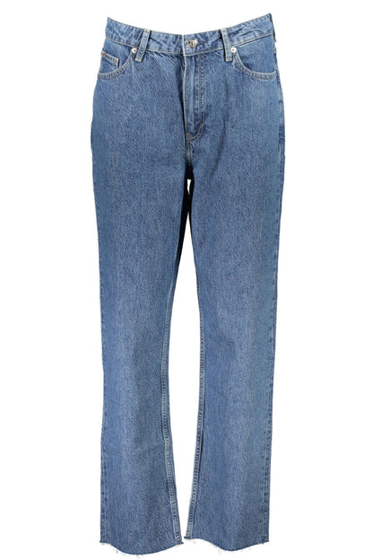 Blaue Jeans aus Baumwolle für Damen