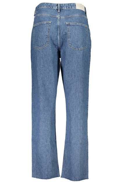 Blaue Jeans aus Baumwolle für Damen