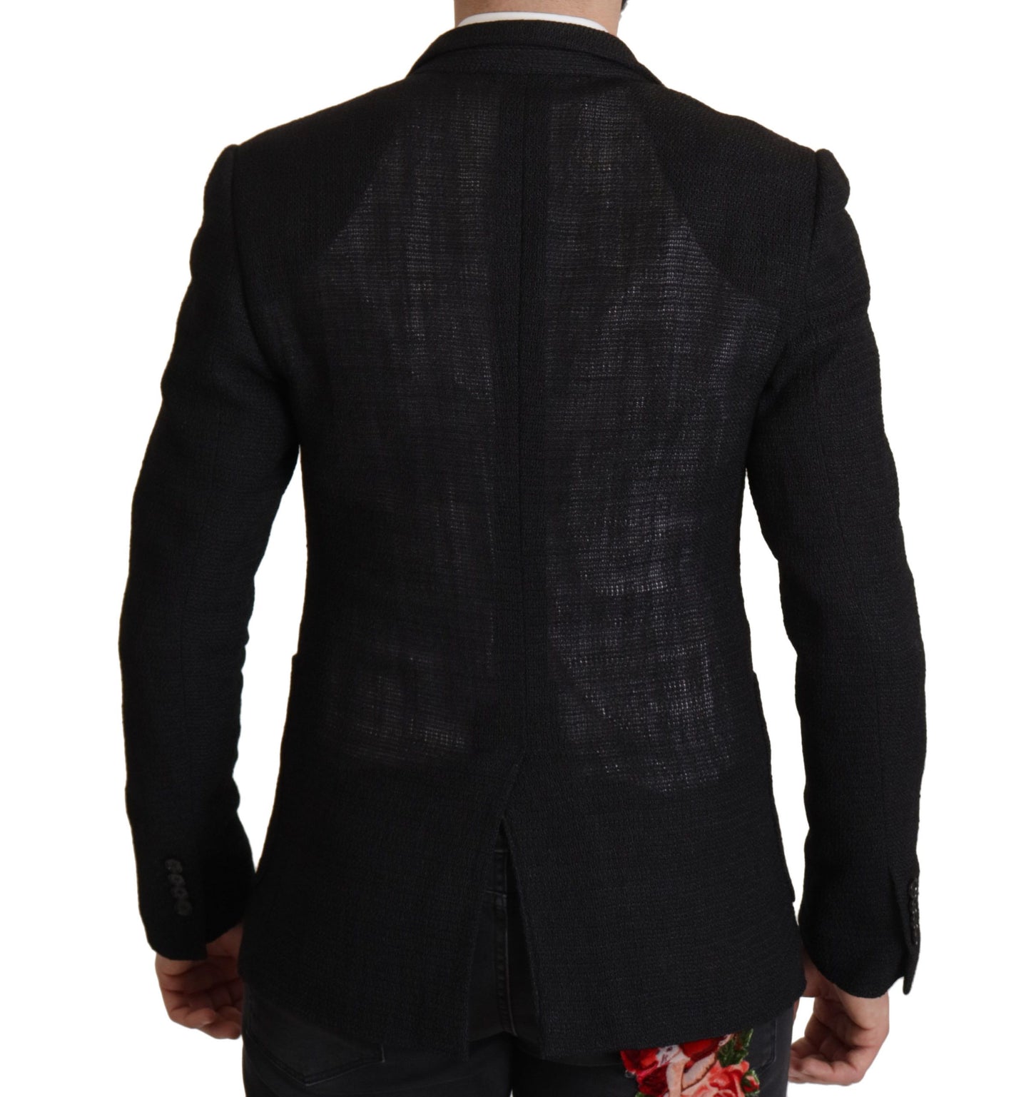 Elegant Single Breasted Wool Blazer