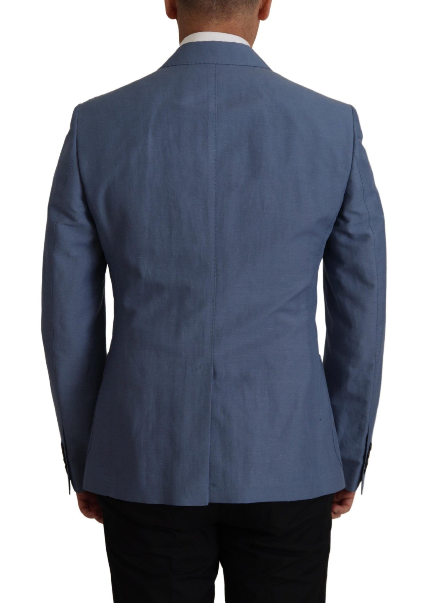 Elegant Single Breasted Linen Jacket