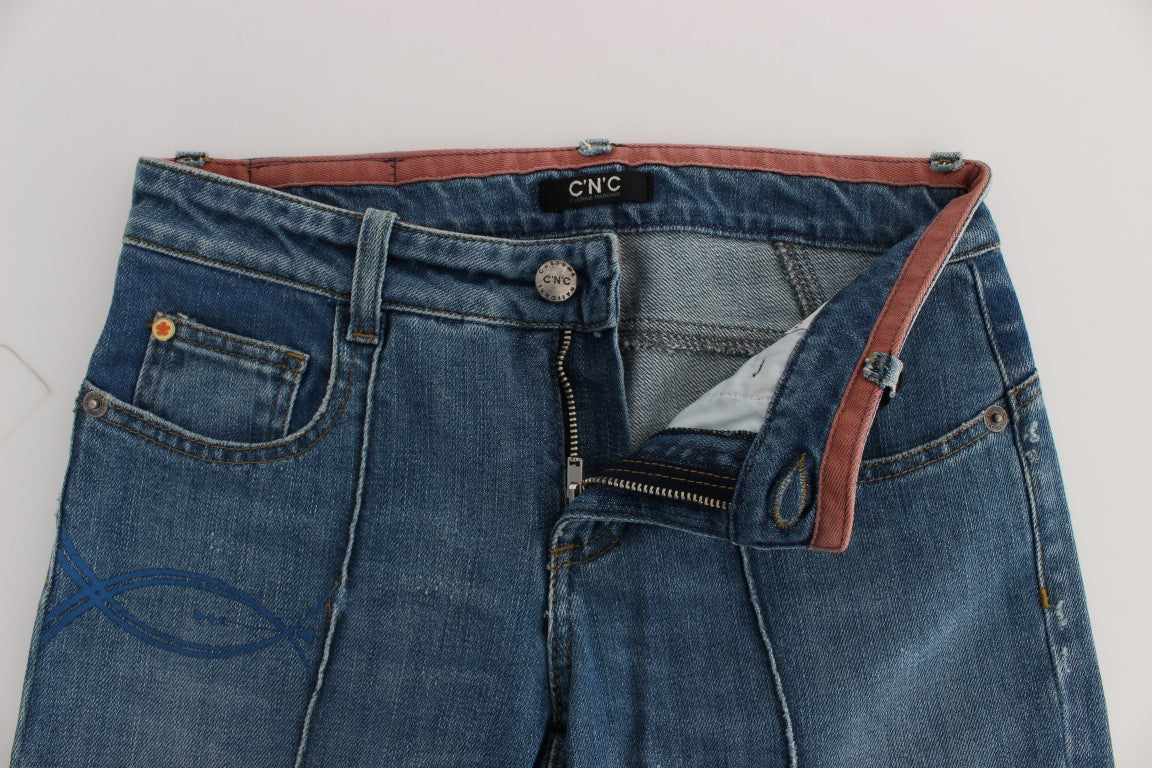 Schicke Slim Fit Blue Jeans für die moderne Frau