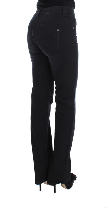 Schicke Slim Fit Bootcut-Jeans