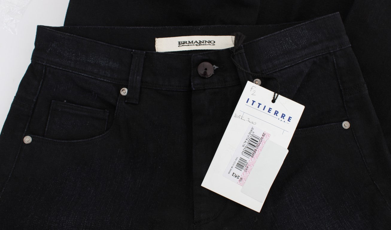 Schicke Slim Fit Bootcut-Jeans