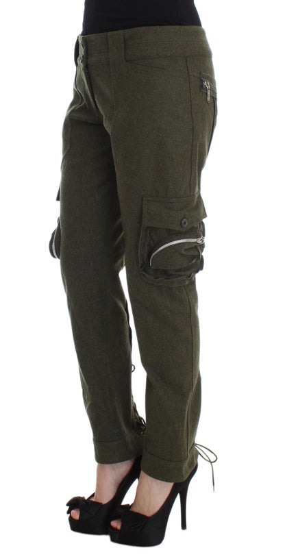 Pantalones cargo verdes elegantes para un estilo informal