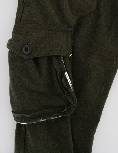 Pantalones cargo verdes elegantes para un estilo informal