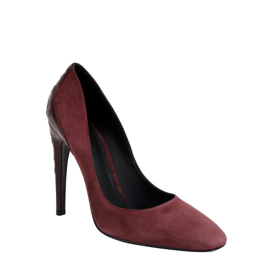 Women's Dark Rose Suede Leather Luxe Heels