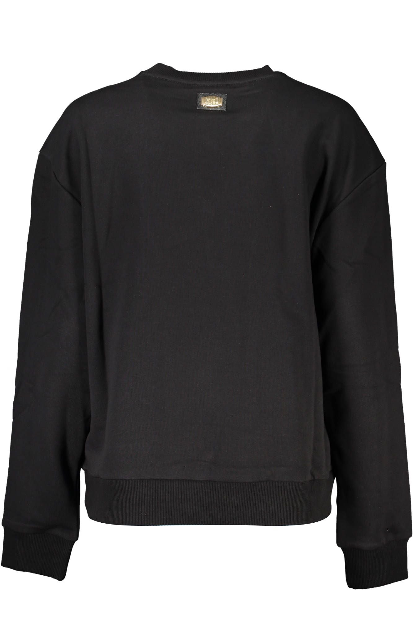 Black Cotton Women Sweater