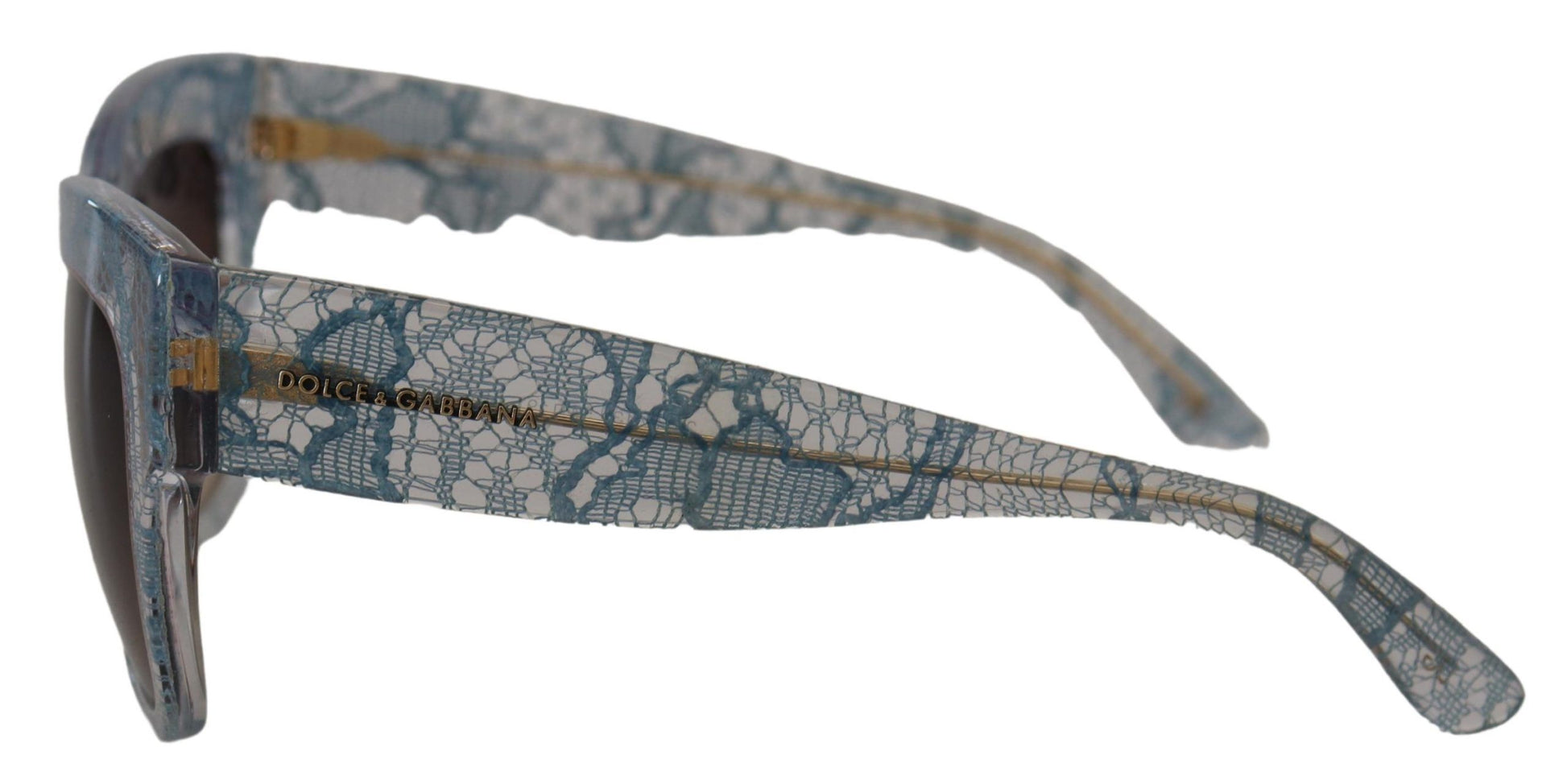 Elegante Sonnenbrille mit Farbverlauf und Spitzenbesatz