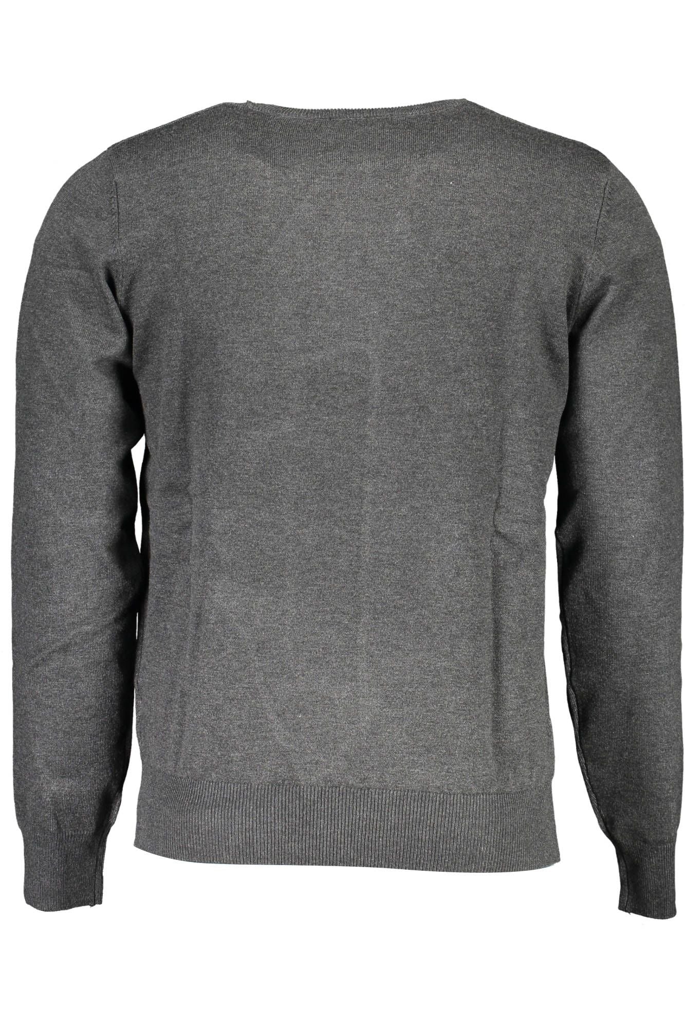 Gray Viscose Men Sweater