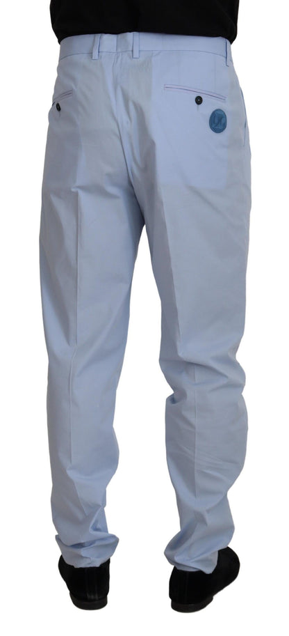 Elegante Slim Fit Chino in Hellblau