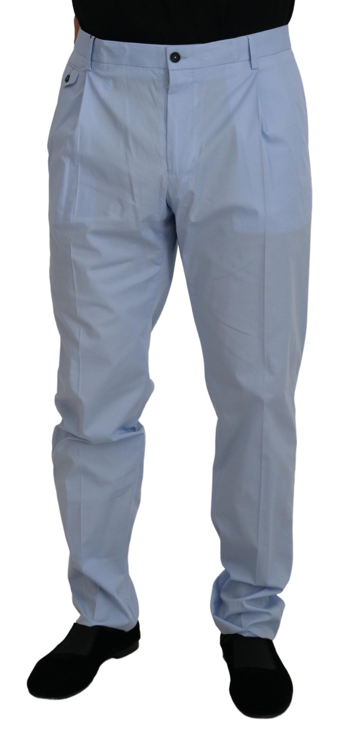 Elegante Slim Fit Chino in Hellblau