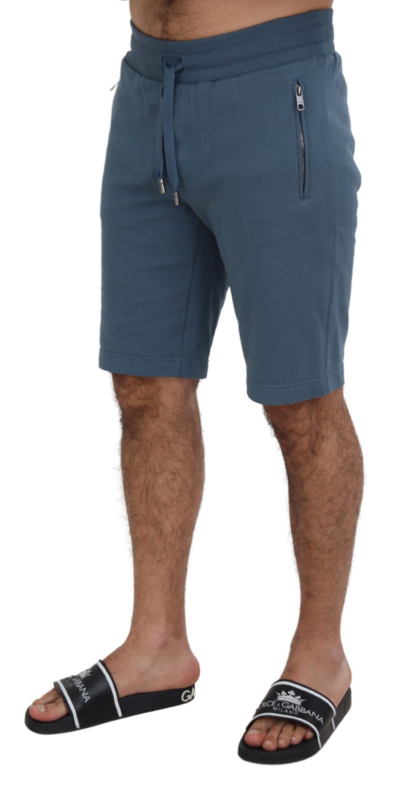 Elegante blaue Bermuda Shorts - Regular Fit