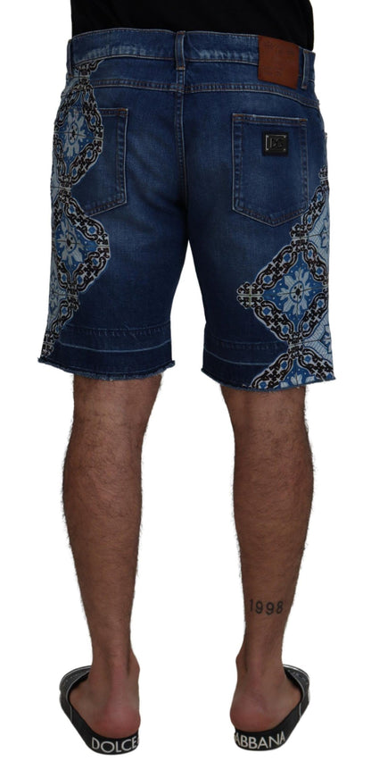 Elegante Slim Fit Jeansshorts