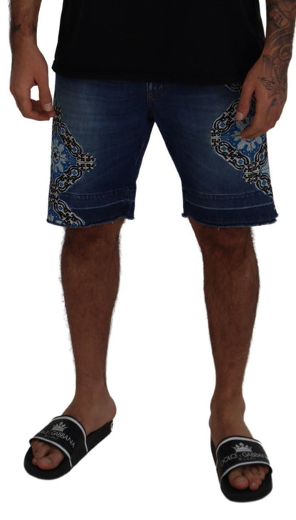 Elegante Slim Fit Jeansshorts