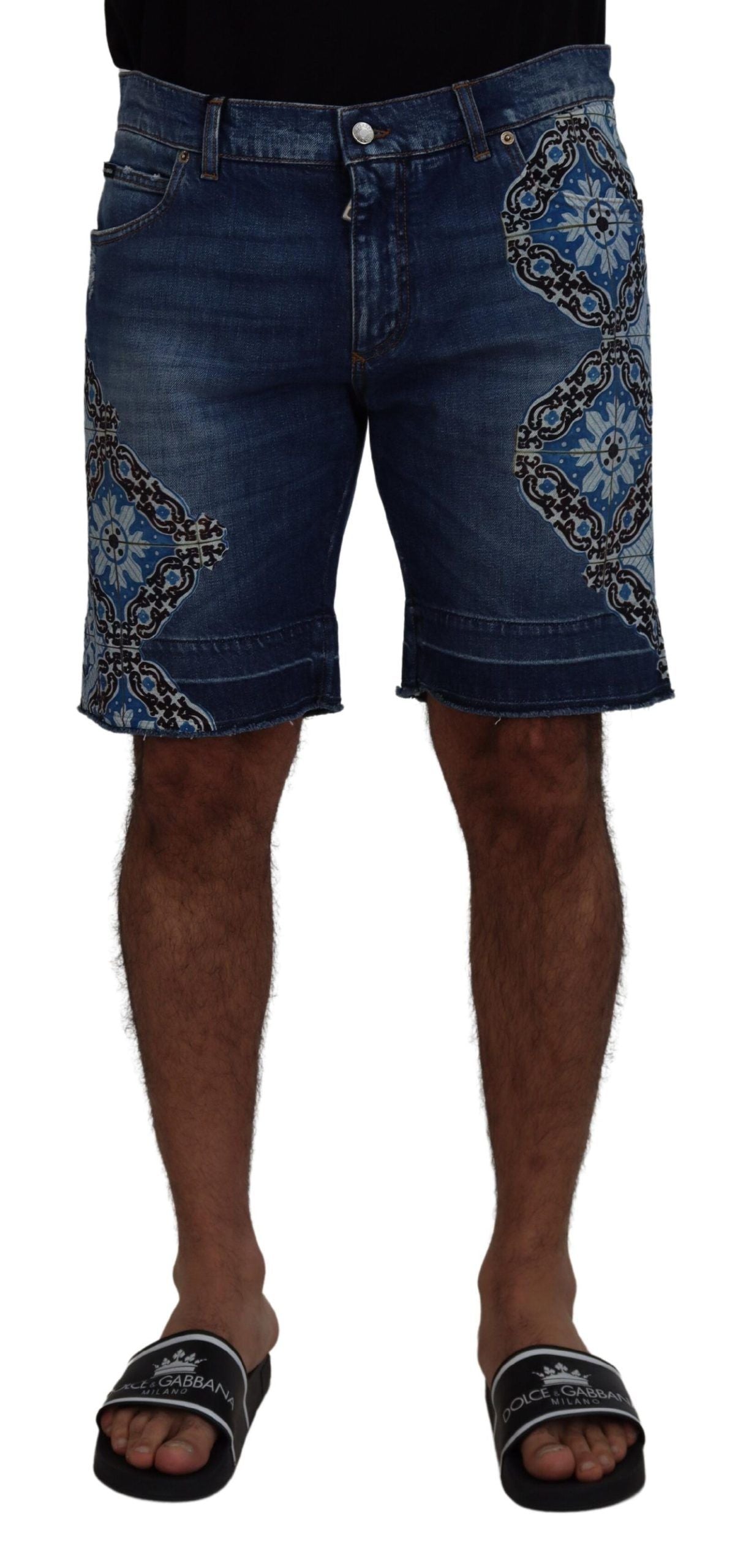 Elegante Slim Fit Jeansshorts