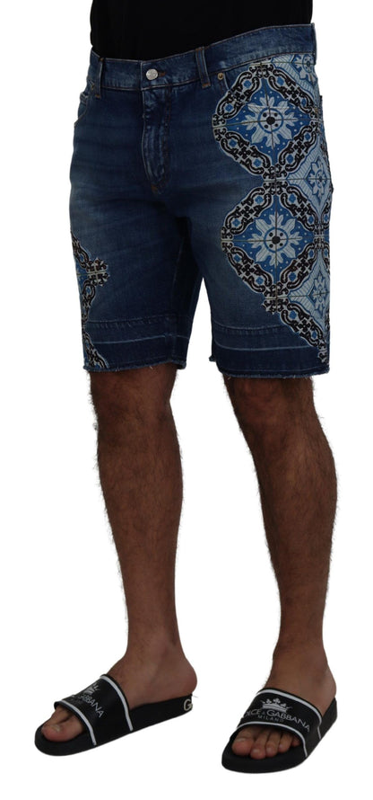 Elegante Slim Fit Jeansshorts