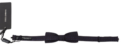 Elegant Silk Patterned Bow Tie