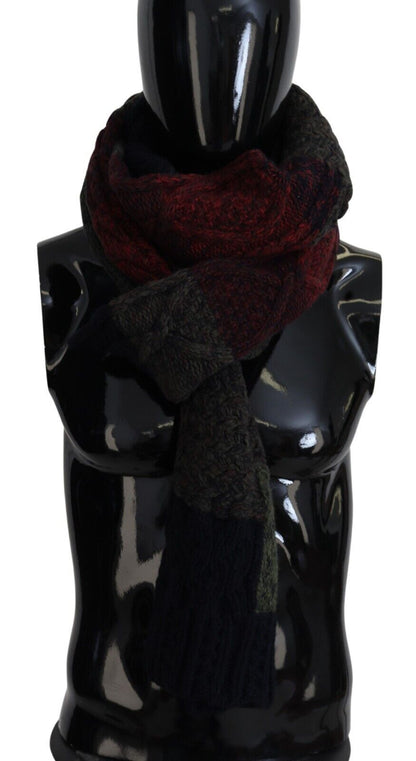 Elegant Wool-Cashmere Men's Scarf