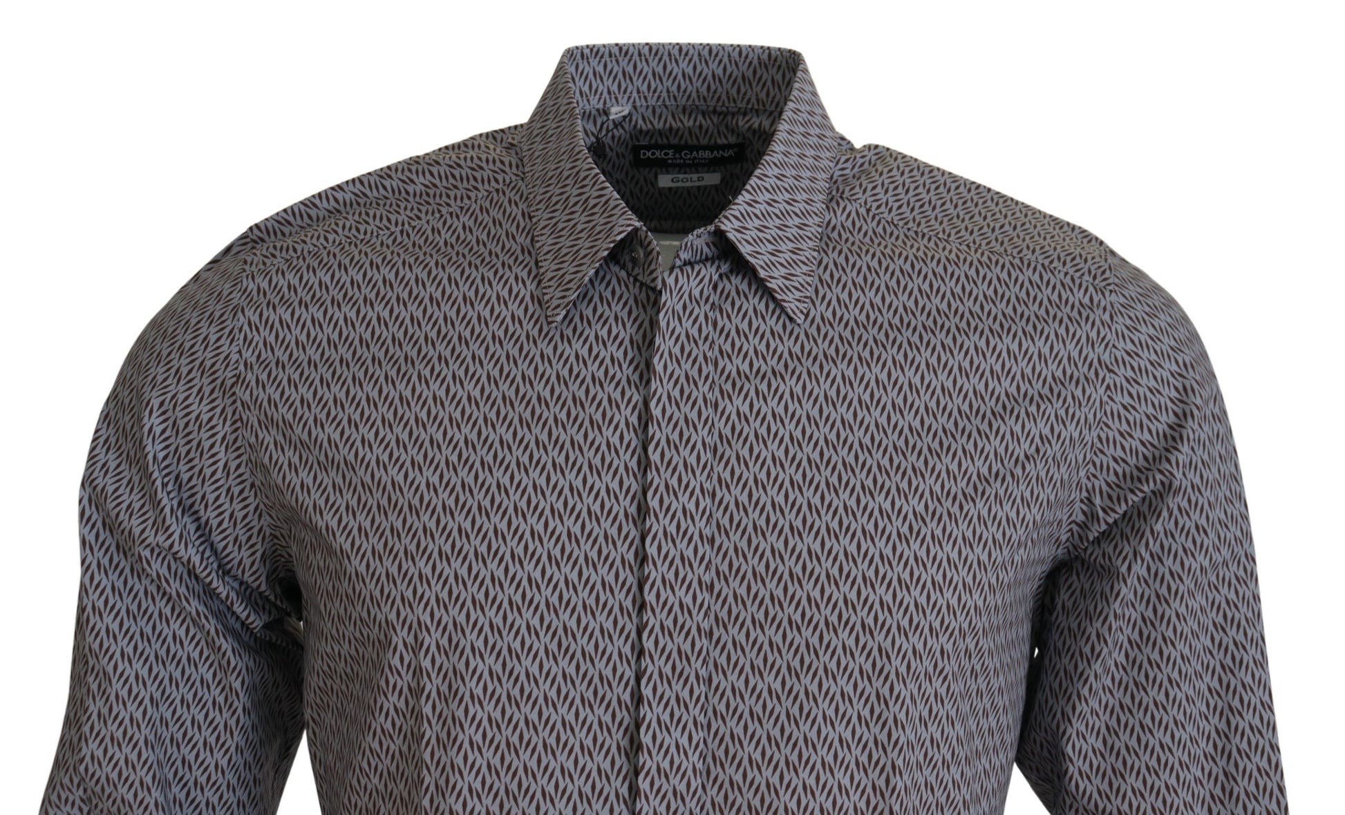 Camisa formal de algodón elegante y de corte ajustado