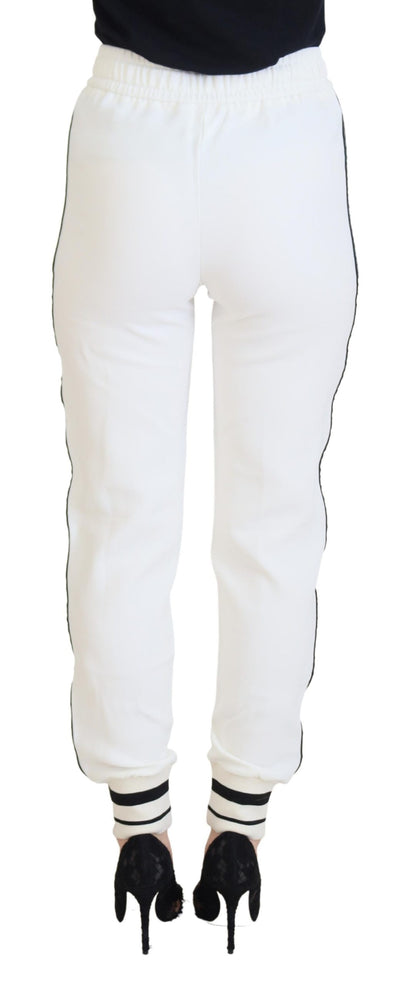 Pantalones deportivos blancos elegantes para una mayor comodidad