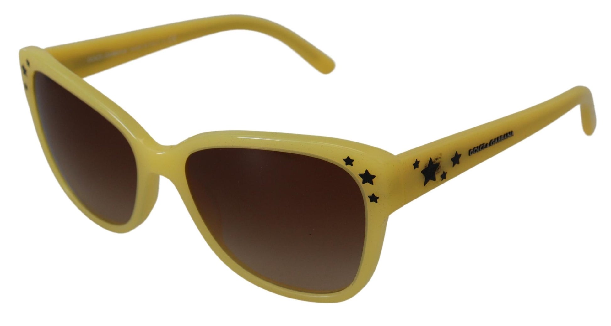 Gafas de sol elegantes de acetato amarillo degradado