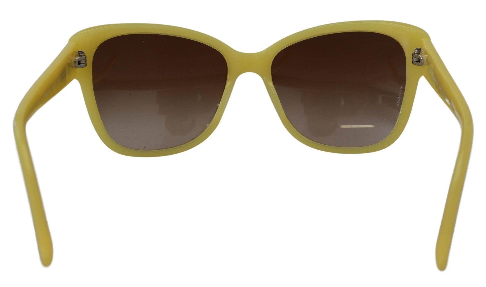 Gafas de sol elegantes de acetato amarillo degradado