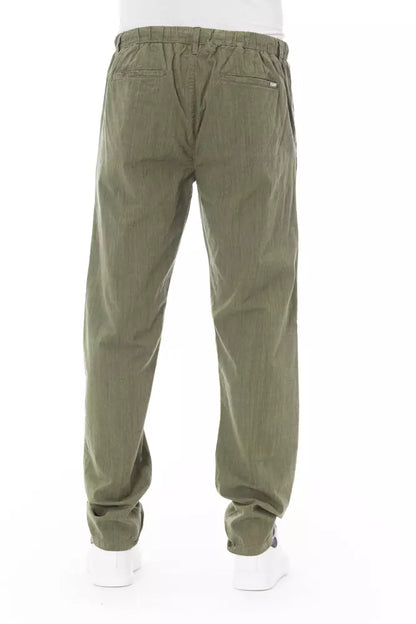 Pantalones chinos de algodón estilo militar para hombre