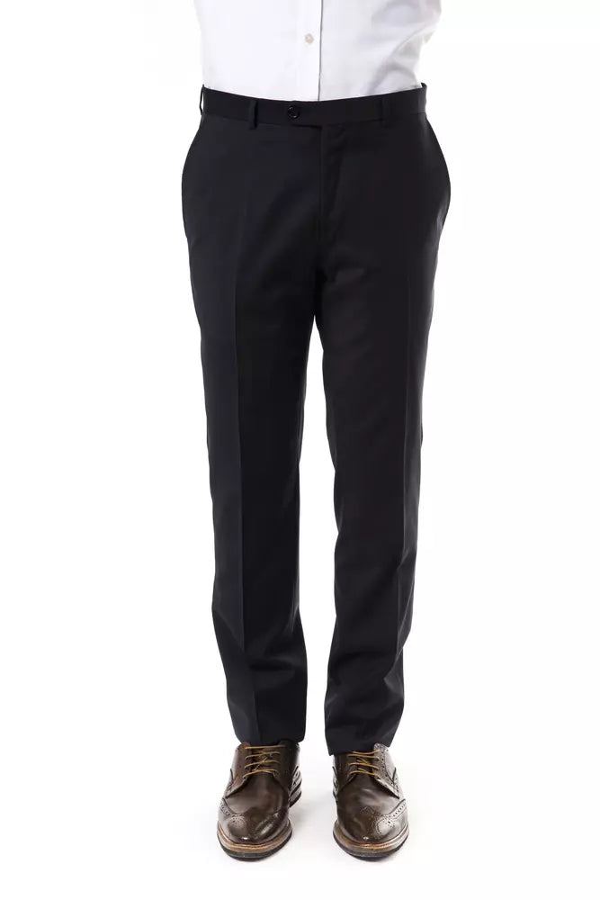 Gray Wool Men Pant