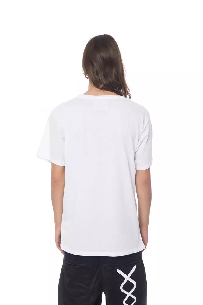 Camiseta de algodón blanca para hombre