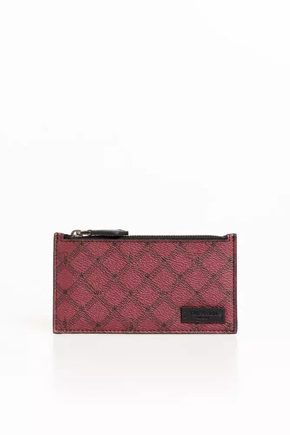 Cartera de hombre de piel Crespo roja