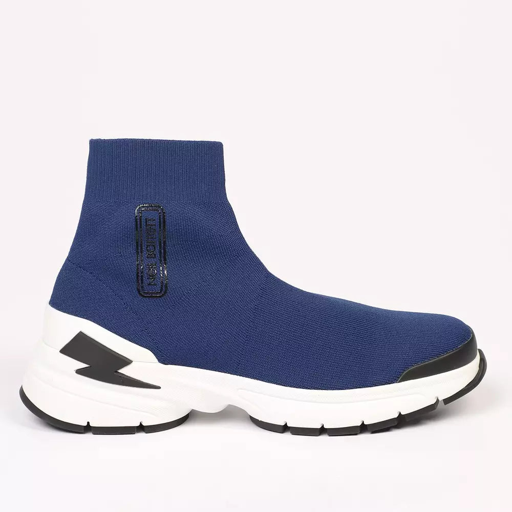 „Electric Bolt“ Socken-Sneaker in Blau