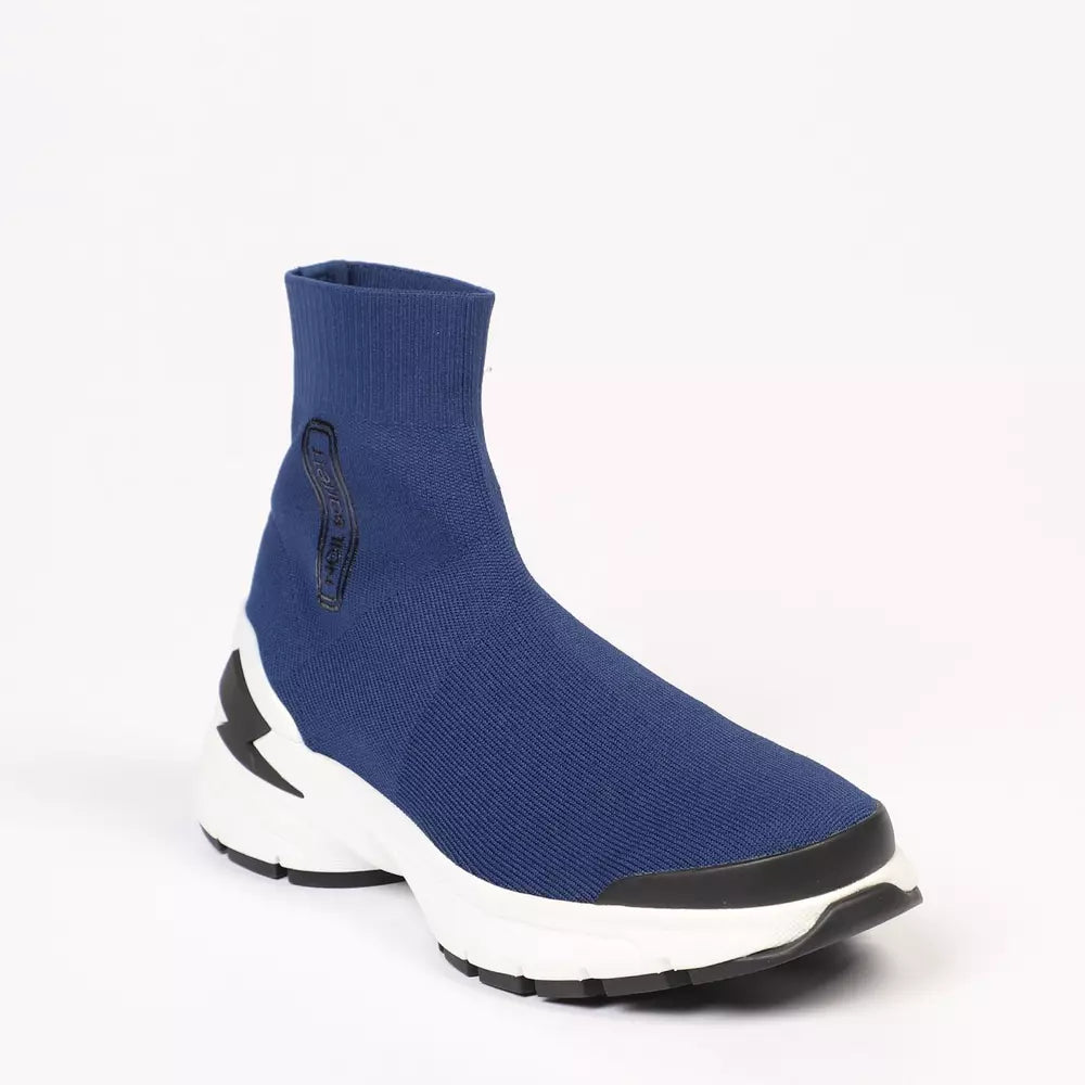 „Electric Bolt“ Socken-Sneaker in Blau