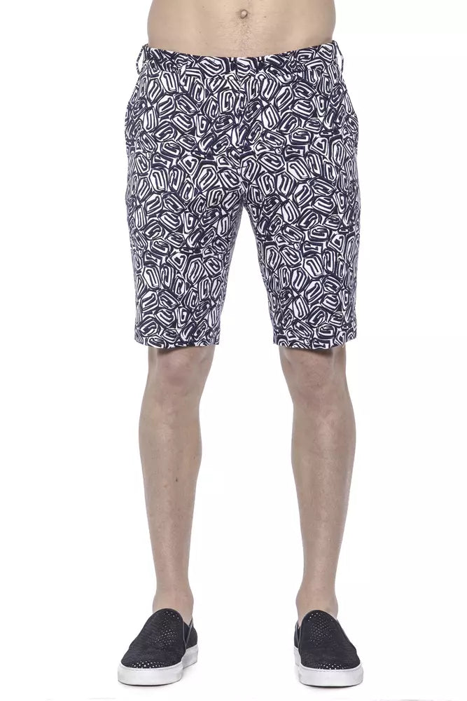 Blaue Bermudashorts aus Baumwolle für Herren