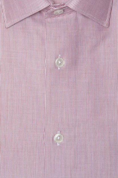 Camisa de algodón rosa para hombre