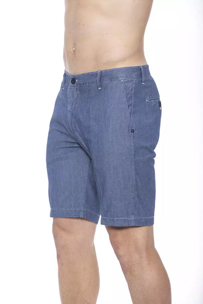 Schicke nautisch-blaue Bermudashorts