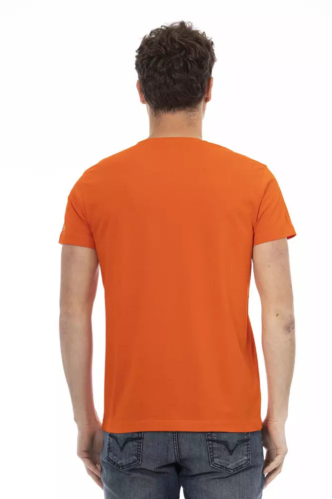 Oranges Baumwoll-T-Shirt für Herren