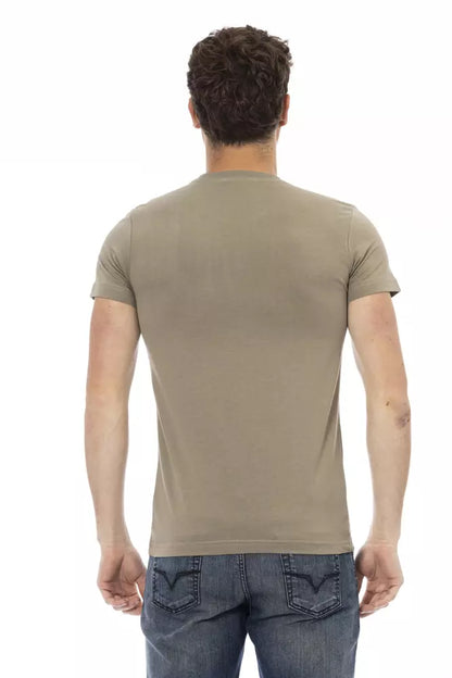 Green Cotton Men's T-Shirt