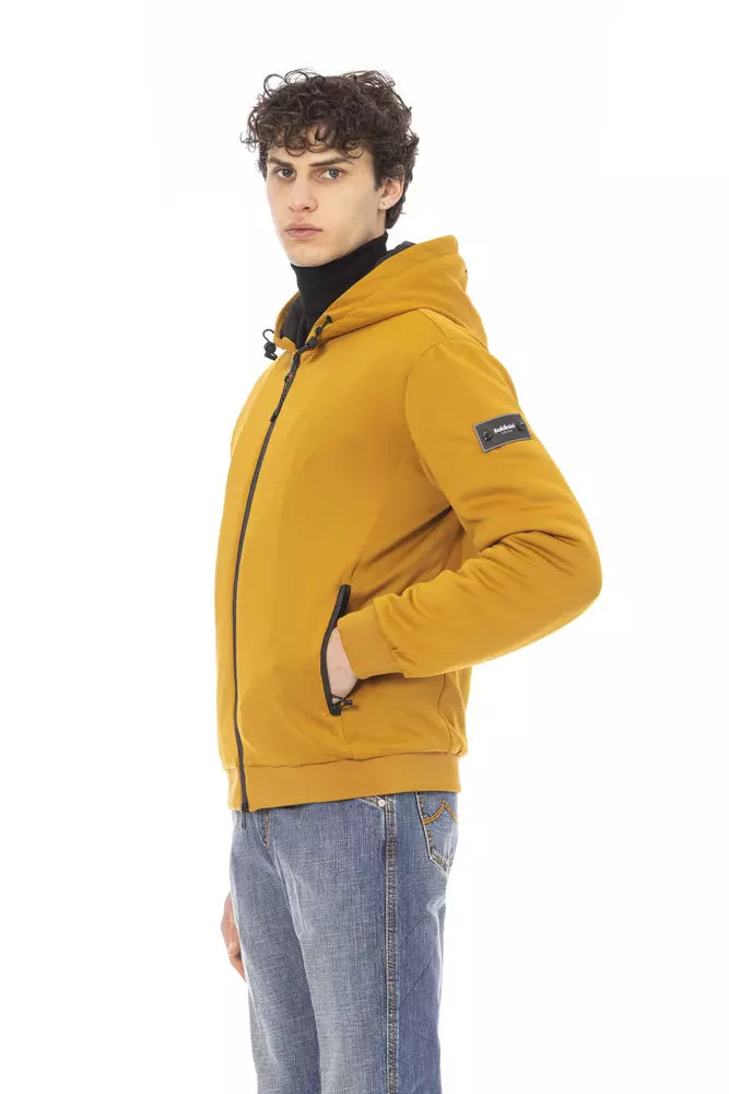 Chaqueta de poliéster amarilla para hombre