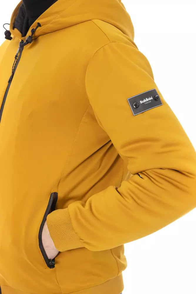 Chaqueta de poliéster amarilla para hombre