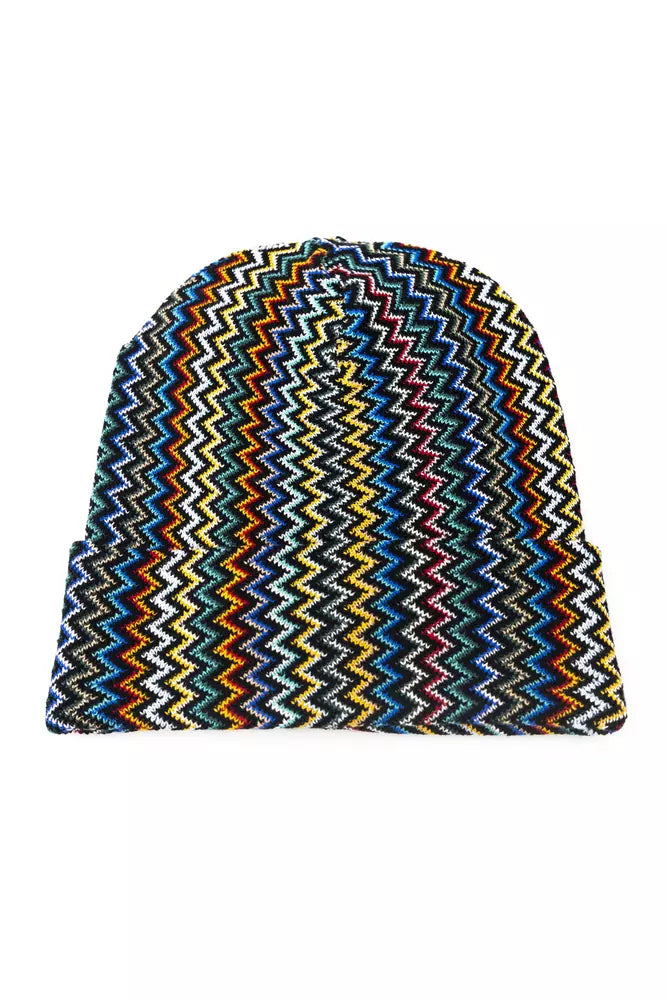 Gorro de lana multicolor para hombre