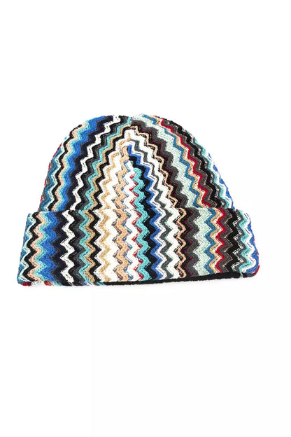 Gorro de lana multicolor para hombre