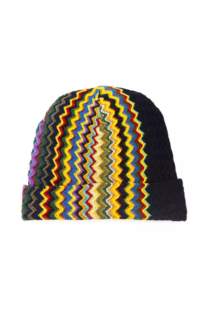 Gorro de lana multicolor para hombre